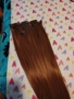 Екстеншъни Кестенява 60 см 120 грама , снимка 1