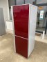 Дизайнерски червен стъклен хладилник Siemens, снимка 1