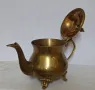 Стар бронзов чайник, снимка 3