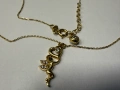 Златно дамско колие - 2.21гр. - 14К, снимка 2