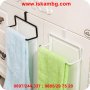 Закачалка за кърпи за кухненски шкаф органайзер поставка за вратичка, снимка 1 - Други стоки за дома - 26929984
