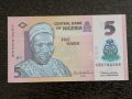 Банкнота - Нигерия - 5 найра UNC | 2011г., снимка 2