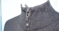 Gant Men`s Cotton Wool Full Zip Long Sleeve Cardigan Size L Dark Grey, снимка 6