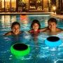 Соларна плуваща LED лампа за басейн, 2 в 1 с пречистване, 7 цвята, дистанционно, IP68, снимка 6