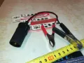БУКСА 12V/24V КАБЕЛ ПРЕХОД С ДВЕ ЩИПКИ ЗА АКУMУЛАТОР 1212241139, снимка 3