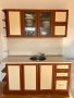 Кухня горен и долен шкаф+мивка+плот+смесител, снимка 1