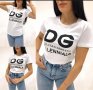Дамска тениска Dolche&Gabbana бяла, снимка 1 - Тениски - 28242235