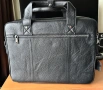 Мъжка елегантна офис чанта за лаптоп 15”/Бизнес куфарче от естест. кожа!, снимка 3