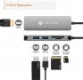 NOVOO  USB C Hub 5в 1 USB-C към 4K HDMI, 2USB 3.0, SD/TF четец на карти, снимка 2
