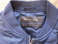 L Zara Men Bomber Jacket With back slogan, снимка 6