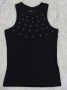 черен потник с перлички, снимка 4