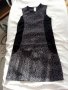Зимна рокля в черно и бяло, снимка 1 - Рокли - 34573343