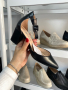 Дамски обувки на ток- кожени или велурени, снимка 1 - Дамски обувки на ток - 44912047