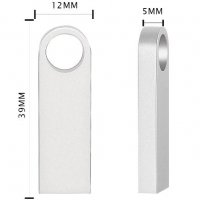 64GB U-Disk Flash USB Drive Удароустойчива Водоустойчива Метална Флашка Ключодържател 58~60GB , снимка 5 - USB Flash памети - 37257041