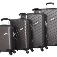 Пластмасови куфари в четири размера, няколко цвята, КОД: 2052-4, снимка 3 - Куфари - 40585927