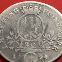 Сребърна монета 20 кройцера 1784г. Кристиан Юредерик Карл Алехсандър 29768, снимка 11 - Нумизматика и бонистика - 42984788