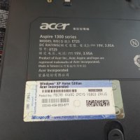 за части цял лаптоп acer aspire 1300     15 инча -цена 40лв, моля БЕЗ бартери -зарядното е пробвано , снимка 10 - Лаптопи за работа - 37471563