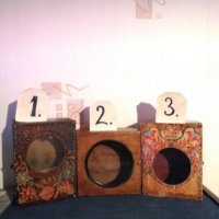 Стари дървени кутии за будилник от 20-50години., снимка 1 - Антикварни и старинни предмети - 33396223