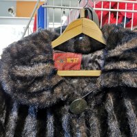 Кожено палто изкуствен косъм XXL, снимка 4 - Палта, манта - 44081904
