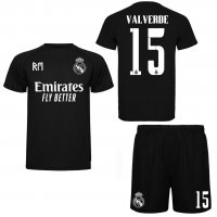 DRI-FIT! Екипи тениска + шорти REAL MADRID AWAY / РЕАЛ МАДРИД с ИМЕ и НОМЕР!, снимка 1 - Детски комплекти - 37754532