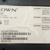 Crown TFT LCD 22822 с дефектен екран-17IPS17-4 020610/17MB62-1 V2 010711/LTA216AT01, снимка 2 - Части и Платки - 38008755