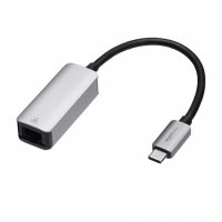 Amazon Basics USB 3.1 Type C към RJ45 Gigabit Ethernet адаптер с алуминиев корпус, снимка 1 - Други - 40243192