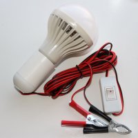 Подвижна работна LED лампа, С кабел и щипки за акумулатор, ON/OFF ключ, 12V, 9W, снимка 5 - Аксесоари и консумативи - 39527915