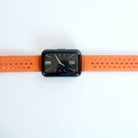 Оранжева силиконова каишка за часовник Huawei Fit, снимка 5 - Селфи стикове, аксесоари - 32874151
