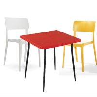 Столове и маси червен,бял,черен цвят-полипропилен,на склад, снимка 4 - Маси - 44048471