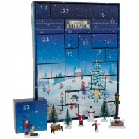 Коледен адвент календар - коледно село 24 части   , снимка 2 - Декорация за дома - 43192911