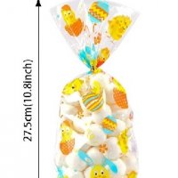 10 бр Великденски торбички за лакомства сладки подаръчни правоъгълни целофан, снимка 2 - Други - 39445214