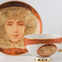 Луксозни  чаши за кафе и чай от изящен костен порцелан, снимка 6 - Подаръци за жени - 27212439