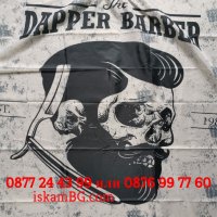 Пелерина за подстригване The Dapper Barber | barber пелерина за подстригване | бръснарска - КОД 3773, снимка 6 - Фризьорски принадлежности - 38381245