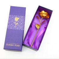 24K Gold Rose Златна роза Луксозен подарък, снимка 15 - Романтични подаръци - 39614083