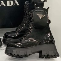 Лачени боти Prada -Br-Y37, снимка 1 - Дамски боти - 43031870