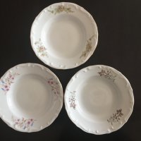 8 бр. порцеланови чинии с различна декорация, снимка 6 - Чинии - 32760663