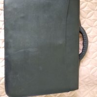 Луксозна мъжка бизнес чанта от естествена кожа, черна, снимка 2 - Чанти - 43448453
