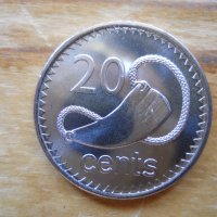 монети - Фиджи, снимка 5 - Нумизматика и бонистика - 43966360