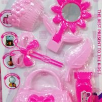 детска играчка комплект за момиче в розово , снимка 1 - Кукли - 38737695