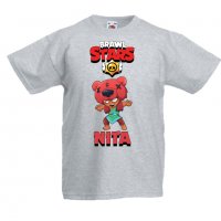 Детска тениска Nita Brawl Stars, снимка 2 - Детски тениски и потници - 32921460