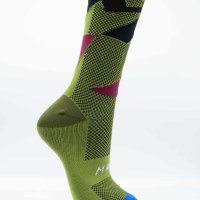 Чорапи MAAP за колоездене зелени, снимка 3 - Велосипеди - 43506735