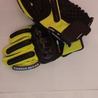 Ръкавици Мото Крос с карбонов протектор и тачскрин, снимка 1 - Аксесоари и консумативи - 27156096