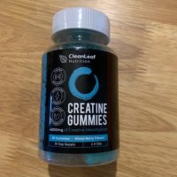 CleanLeaf Nutritions  4000 mg Креатин веган добавка за фитнес - 60 дъвки с вкус на боровинка, снимка 9 - Хранителни добавки - 43940922