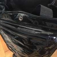 Зара Пазарска чанта, черен гланц - Zara Charol Shopping Trolley Bag, снимка 10 - Чанти - 35008244