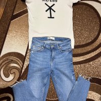 Лот Тениска G star и дънки ZARA , XS, снимка 1 - Тениски - 43076980