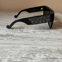 Сребърни слънчеви очила с камъчета UV400 , снимка 4 - Слънчеви и диоптрични очила - 44898877
