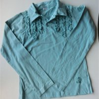 блузка с яка и къдрички, снимка 2 - Детски тениски и потници - 37432198