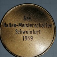 Немски медали по плуване 1959 г, снимка 5 - Антикварни и старинни предмети - 36962809