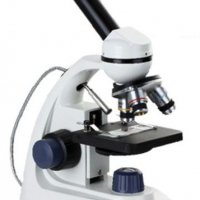 Mонокулярен микроскоп с увеличение до 1000x с осветление, снимка 1 - Друга електроника - 39673696