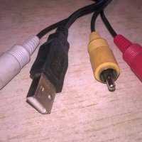 SONY-кабел-1,45М-mini usb//usb и три чинча, снимка 12 - Други - 28022233